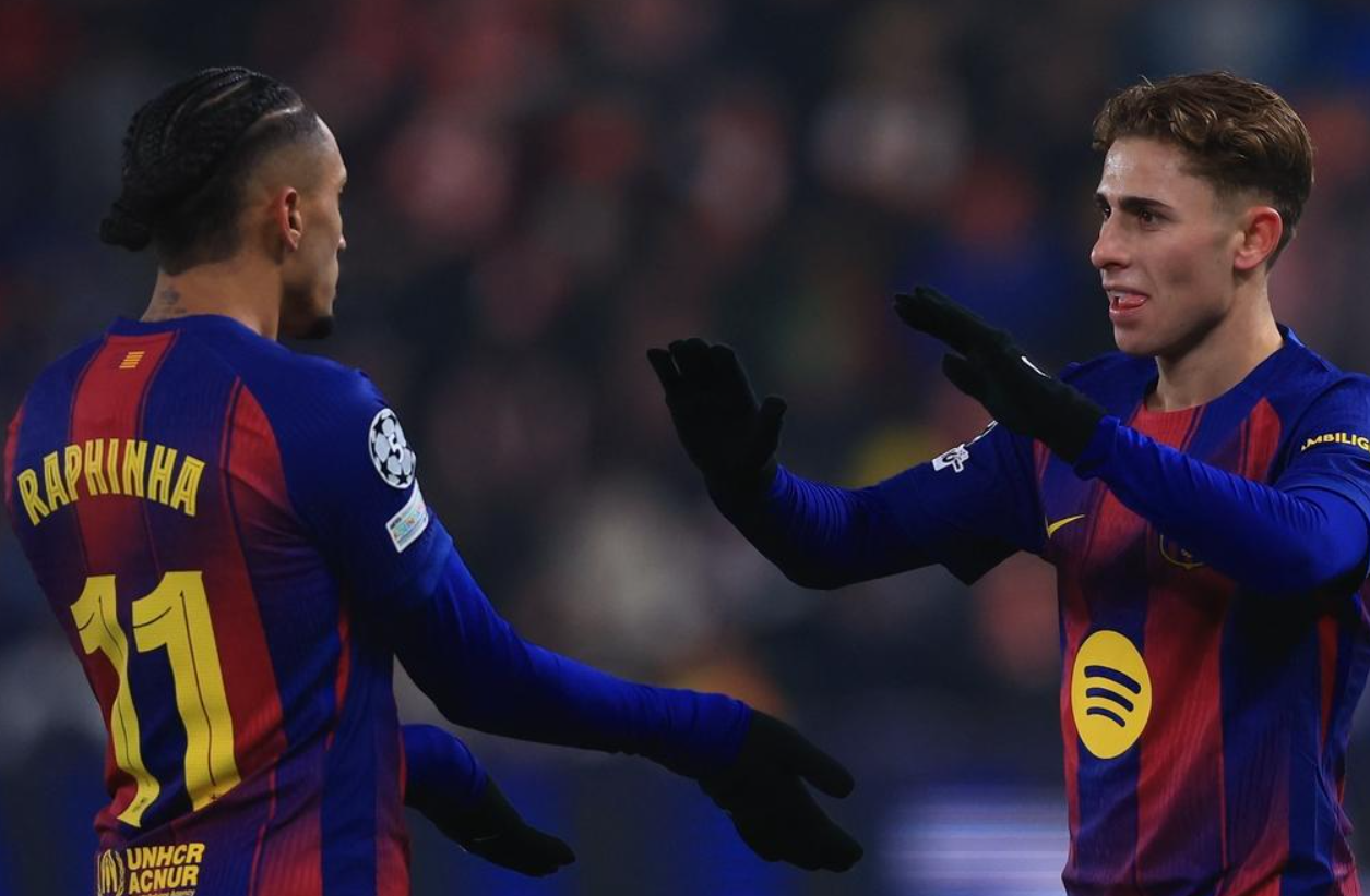 OD体育官网-0-1到4-2！巴萨客场逆袭：13场12胜，22岁天才6场欧冠造7球